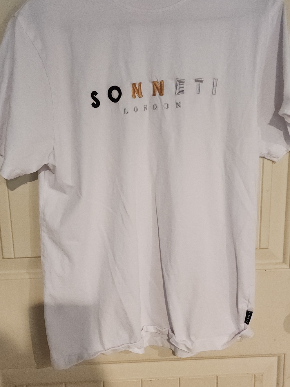 London Men's White Logo T-Shirt